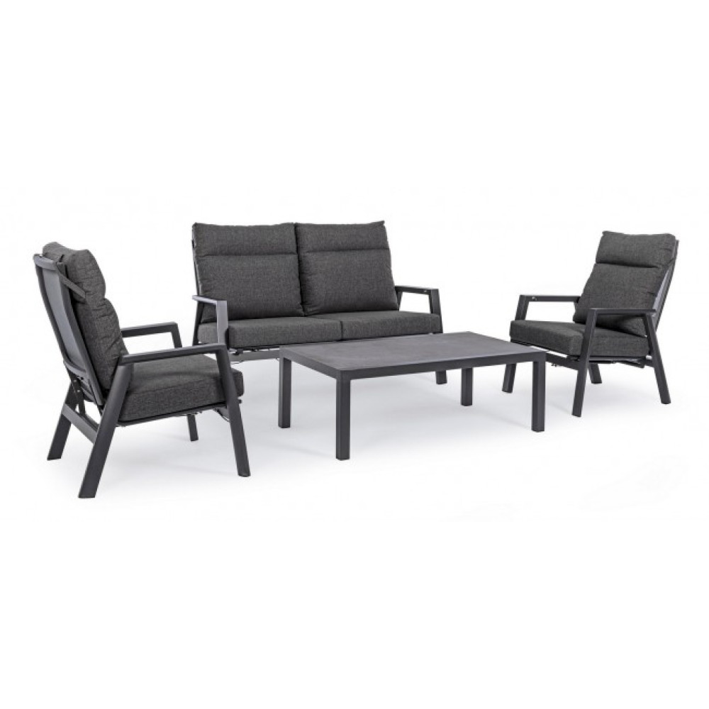 Bizzotto KLEDI CHARC JX55 RECL. КРІСЛО W-CUSH