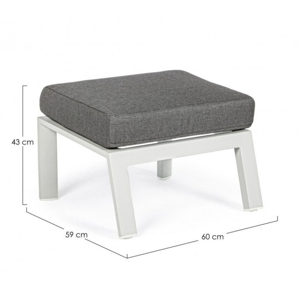 Bizzotto KLEDI LUNAR ОТТОМАН W-CUSH Bizzotto KLEDI LUNAR ОТТОМАН W-CUSH