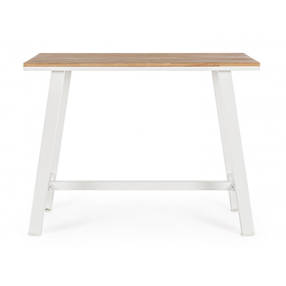 Bizzotto СТІЛ БАРНИЙ SKIPPER WHITE YK11 131X73 Bizzotto СТІЛ БАРНИЙ SKIPPER WHITE YK11 131X73