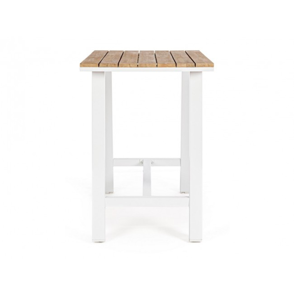 Bizzotto СТІЛ БАРНИЙ SKIPPER WHITE YK11 131X73 Bizzotto СТІЛ БАРНИЙ SKIPPER WHITE YK11 131X73