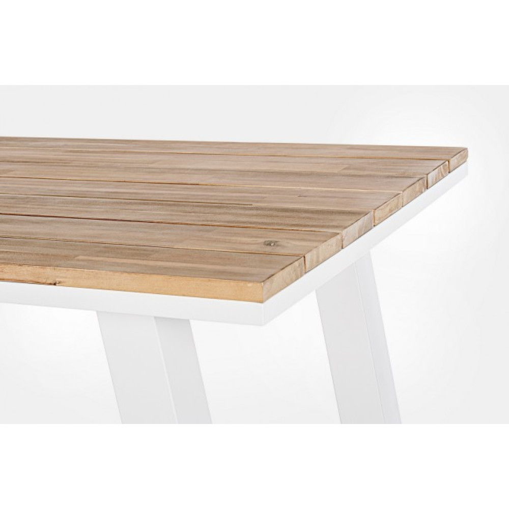 Bizzotto СТІЛ БАРНИЙ SKIPPER WHITE YK11 131X73 Bizzotto СТІЛ БАРНИЙ SKIPPER WHITE YK11 131X73