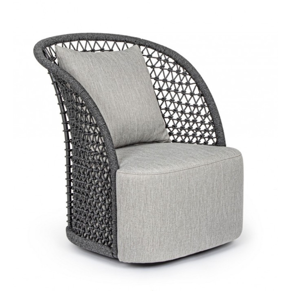 Homemotion CUYEN CHARCOAL ОБРАТНЕ КРІСЛО W-CUSH.