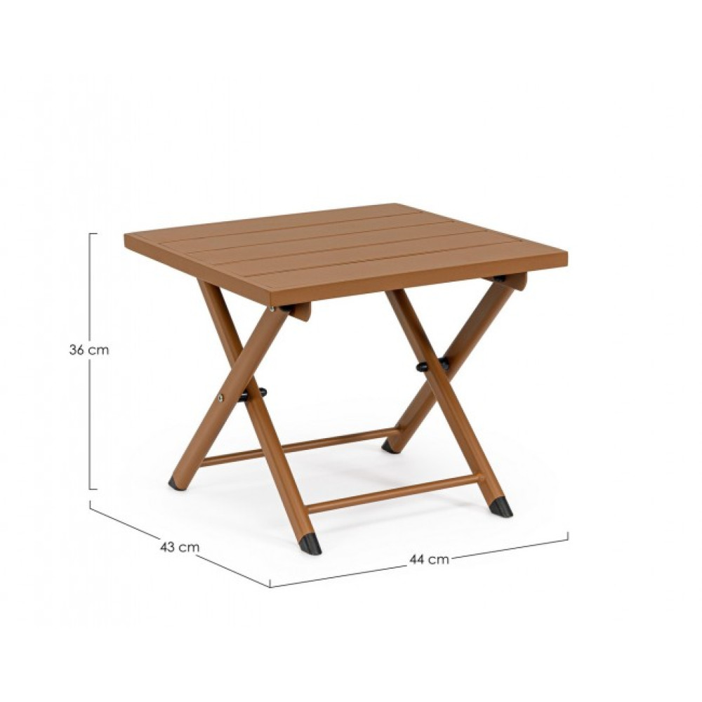 Bizzotto КАВОВИЙ СТІЛ ТЕЙЛОР ПЕКАН 44Х43