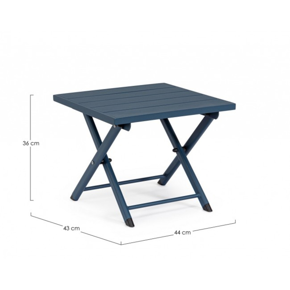 Bizzotto КАВОВИЙ СТІЛ TAYLOR NAVY 44X43