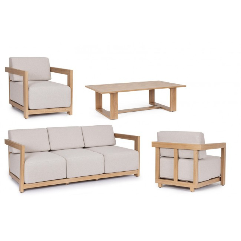 Bizzotto ДИВАН ТЕЗЕЙ НАТУРАЛЬНИЙ 4 W-CUSH Bizzotto ДИВАН ТЕЗЕЙ НАТУРАЛЬНИЙ 4 W-CUSH