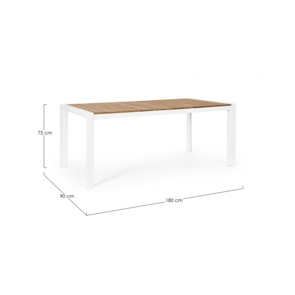 Bizzotto CAMERON WHITE GK50 СТІЛ 180X90 Bizzotto CAMERON WHITE GK50 СТІЛ 180X90