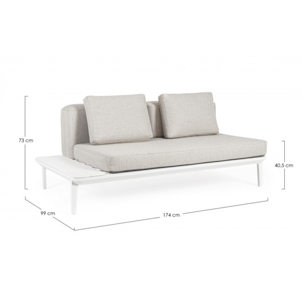 Homemotion MATRIX WHITE WG20 ДИВАН 2 МІСЦЯ