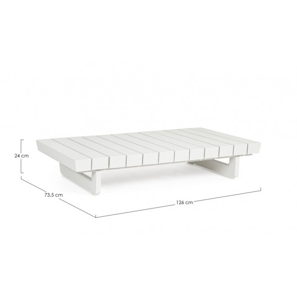 Homemotion СТОЛ КАВОВИЙ INFINITY WH WG20 126X73.5 Homemotion СТОЛ КАВОВИЙ INFINITY WH WG20 126X73.5