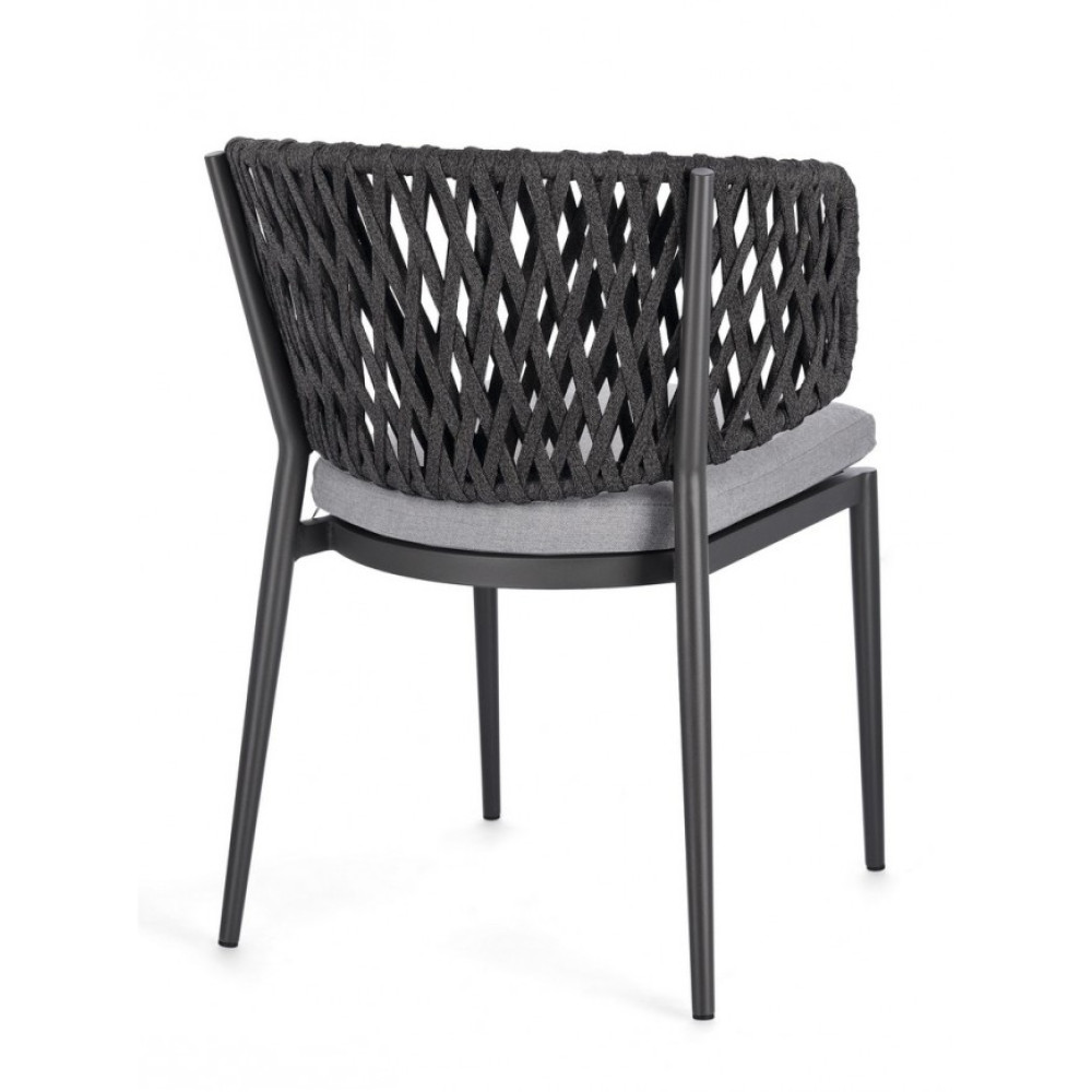 Homemotion NOELIA CHARCOAL WG21 КРІСЛО W-CUSH