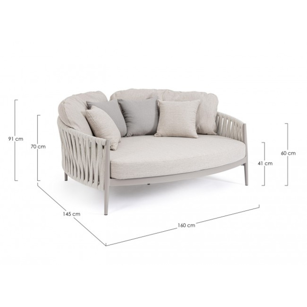 Homemotion JACINTA MOON WG24 DAYBED W-CUSH