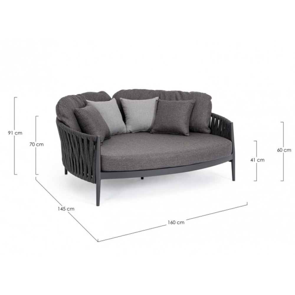 Homemotion ДЕШЕНКА JACINTA CHARCOAL WG21 W-CUSH