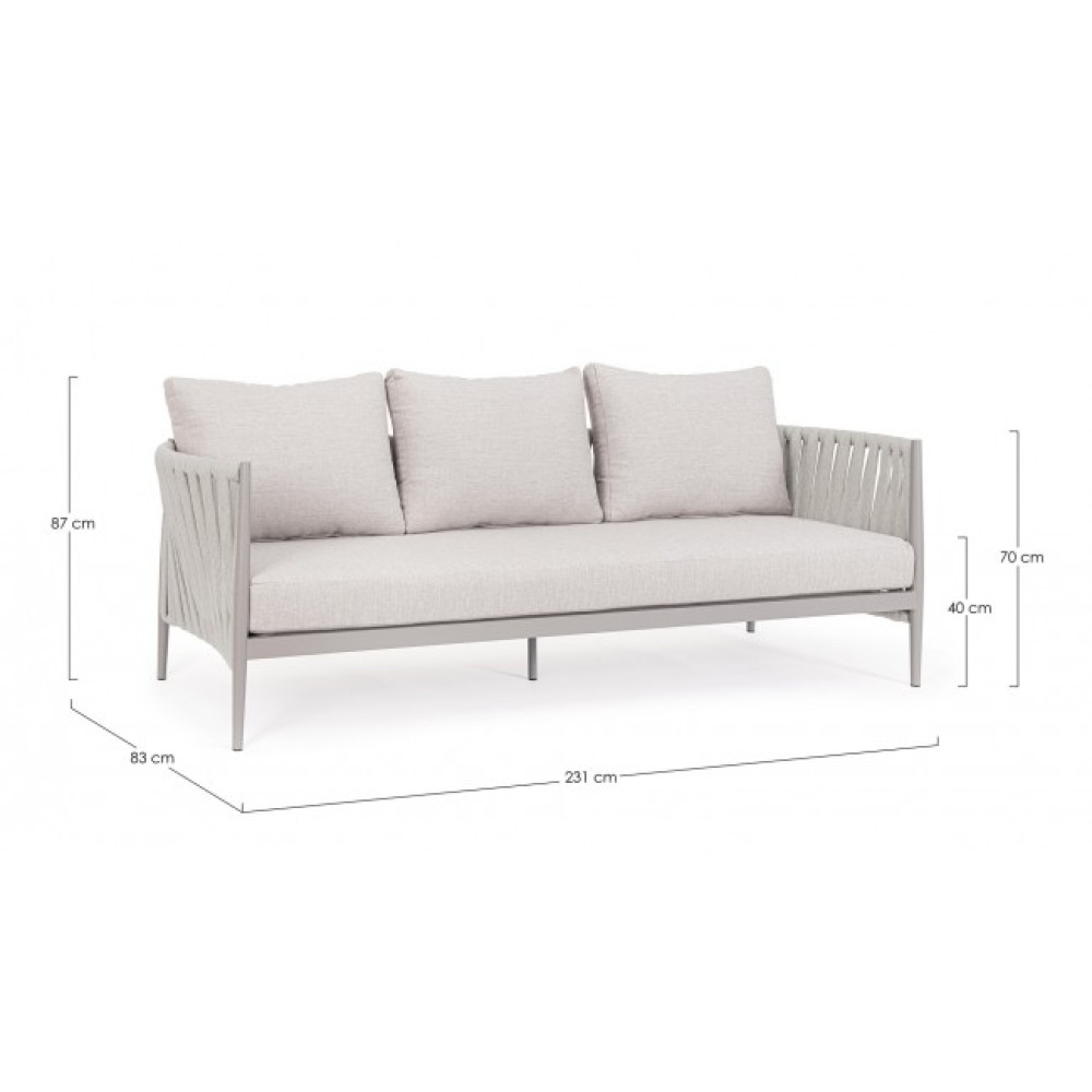 Homemotion JACINTA MOON WG24 ДИВАН 3 МІСЦЯ W-CUSH