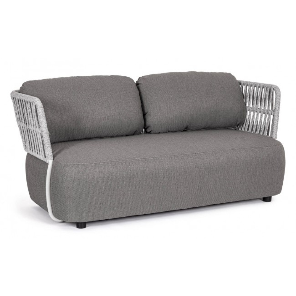 Homemotion PALMER БІЛО-СІРИЙ ДИВАН 2 МІСЦЯ W-CUSH