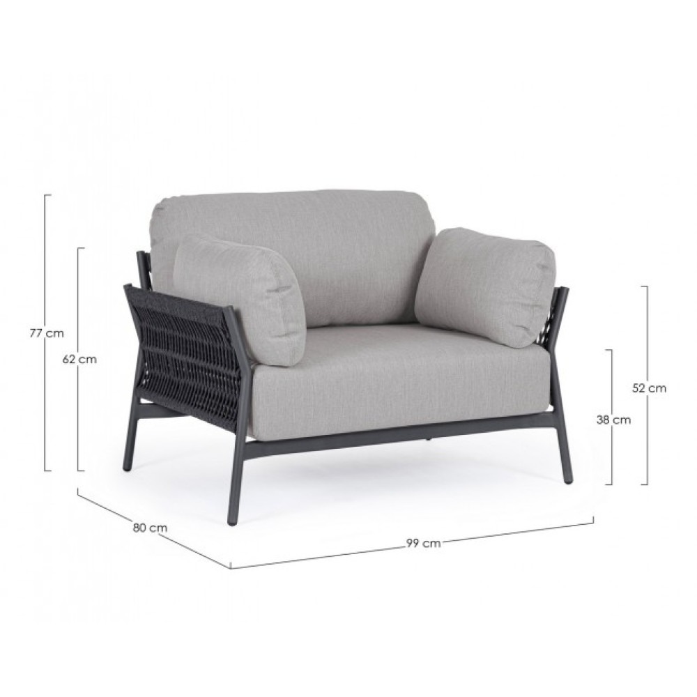 Homemotion PARDIS CHARC QS22/GRAPHITE КРІСЛО W-C Homemotion PARDIS CHARC QS22/GRAPHITE КРІСЛО W-C