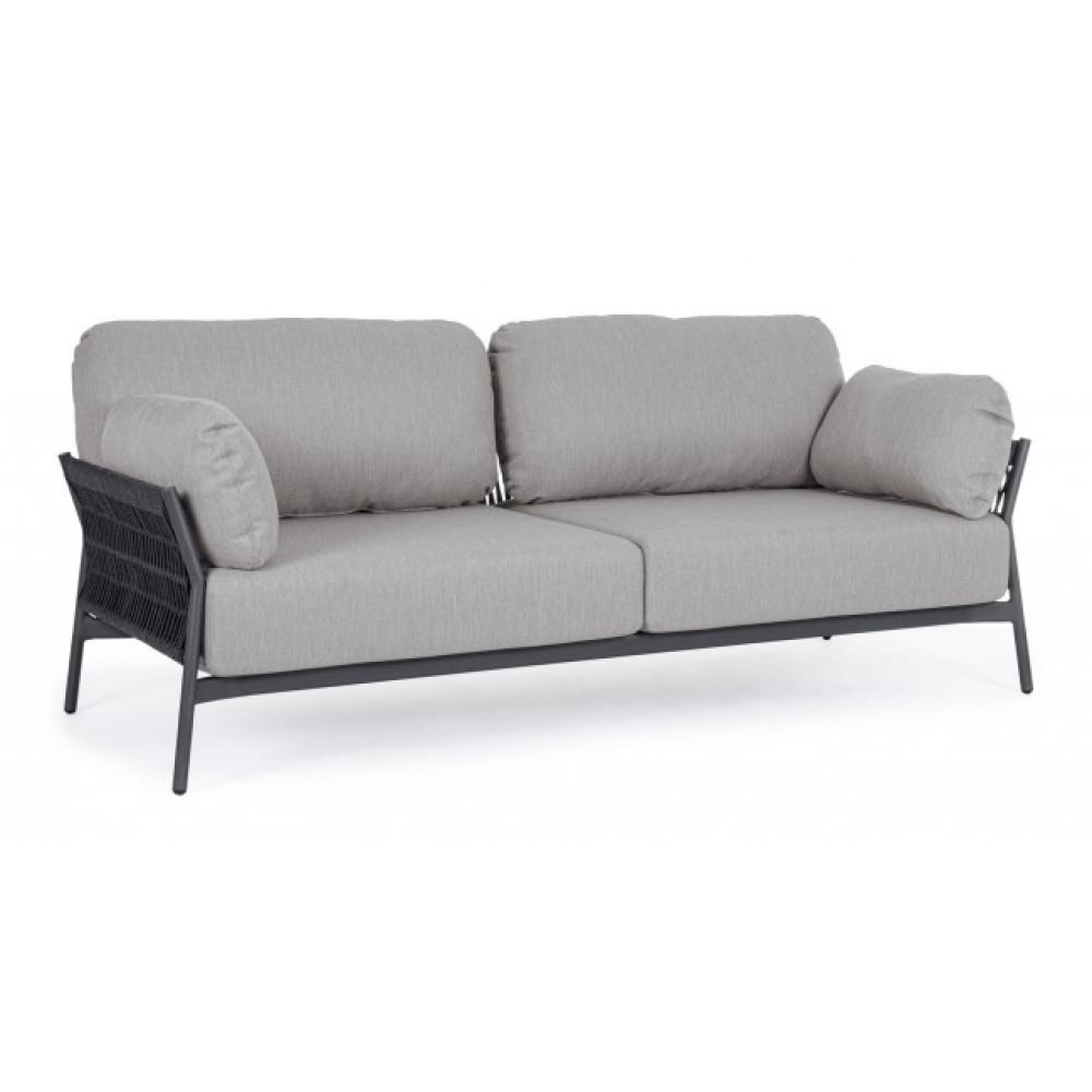 Homemotion PARDIS CHARC QS22/GRAPHITE SOFA 2 S W-CU