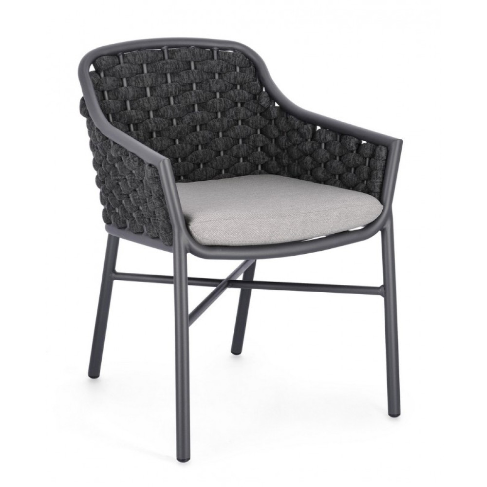 Homemotion EVERLY CHA QS22/GRAPHITE крісло W-ARM W-C