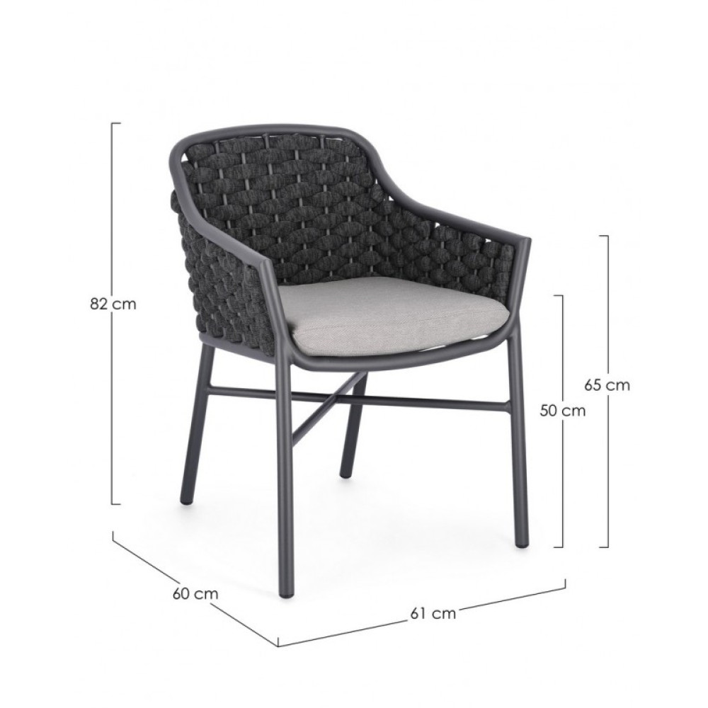 Homemotion EVERLY CHA QS22/GRAPHITE крісло W-ARM W-C Homemotion EVERLY CHA QS22/GRAPHITE крісло W-ARM W-C