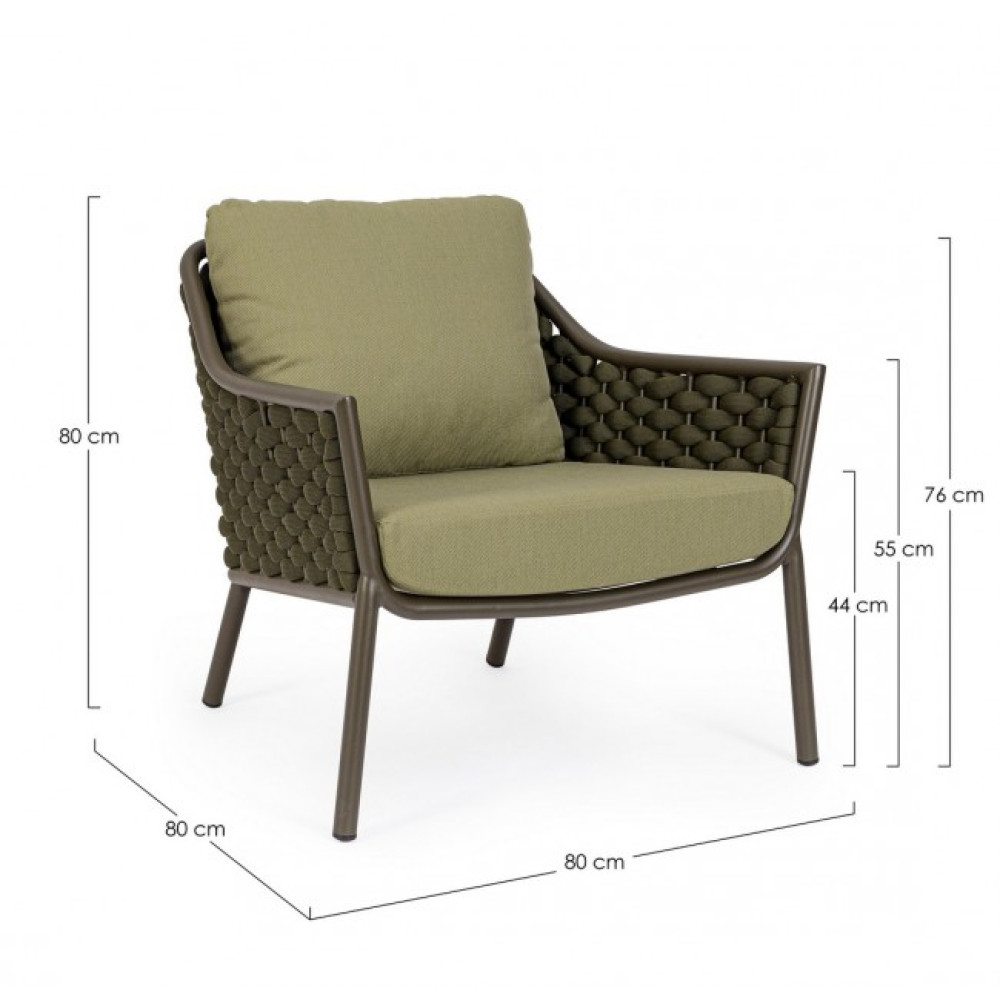 Homemotion EVERLY OLIV QS24 КРІСЛО W-CUSH Homemotion EVERLY OLIV QS24 КРІСЛО W-CUSH