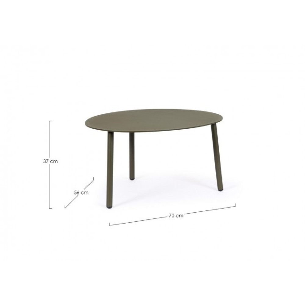 Homemotion КАВОВИЙ СТІЛ SPARKY OLIV QS24 70X56 Homemotion КАВОВИЙ СТІЛ SPARKY OLIV QS24 70X56