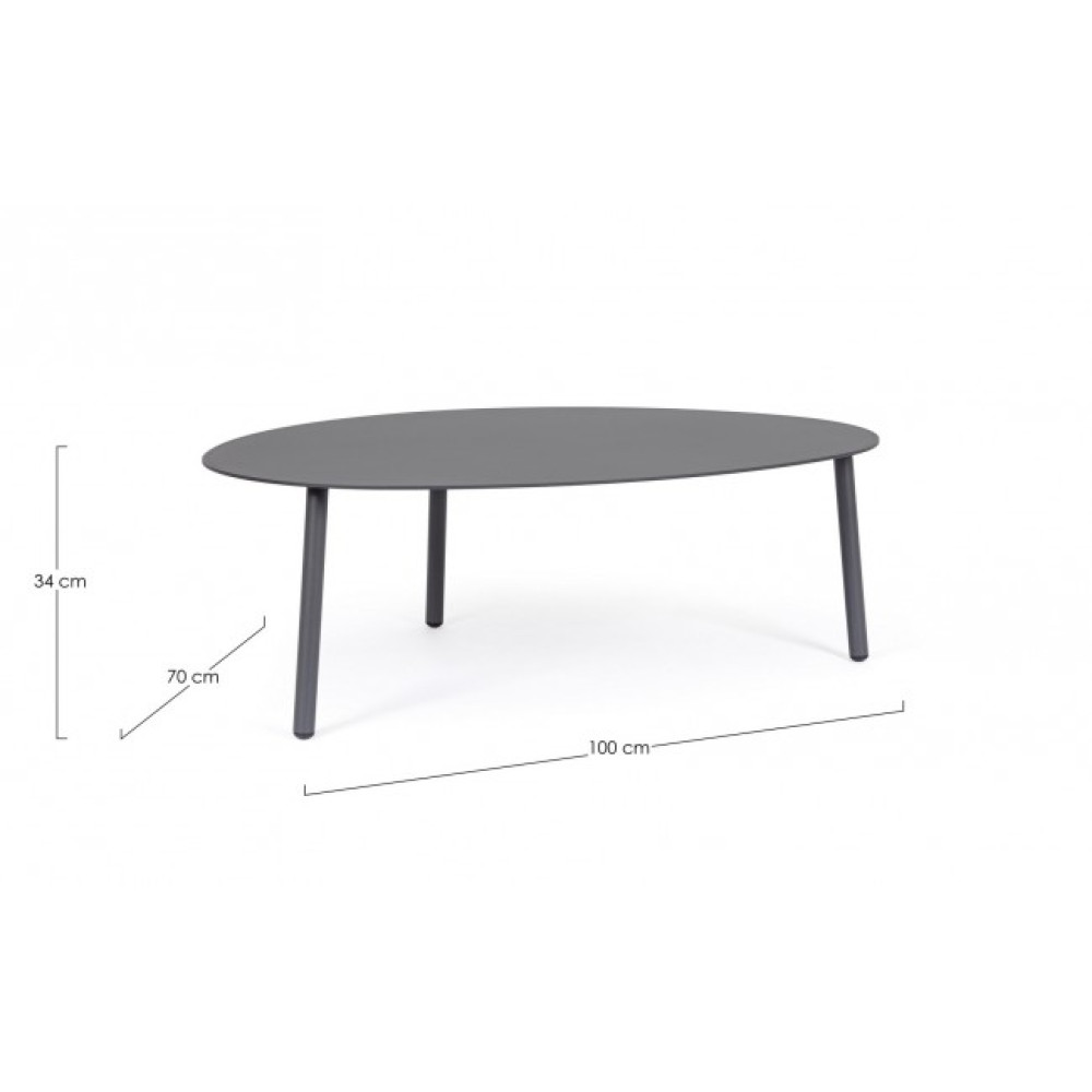 Homemotion СТОЛ КАВОВИЙ SPARKY CHARCOAL QS22 100X70 Homemotion СТОЛ КАВОВИЙ SPARKY CHARCOAL QS22 100X70