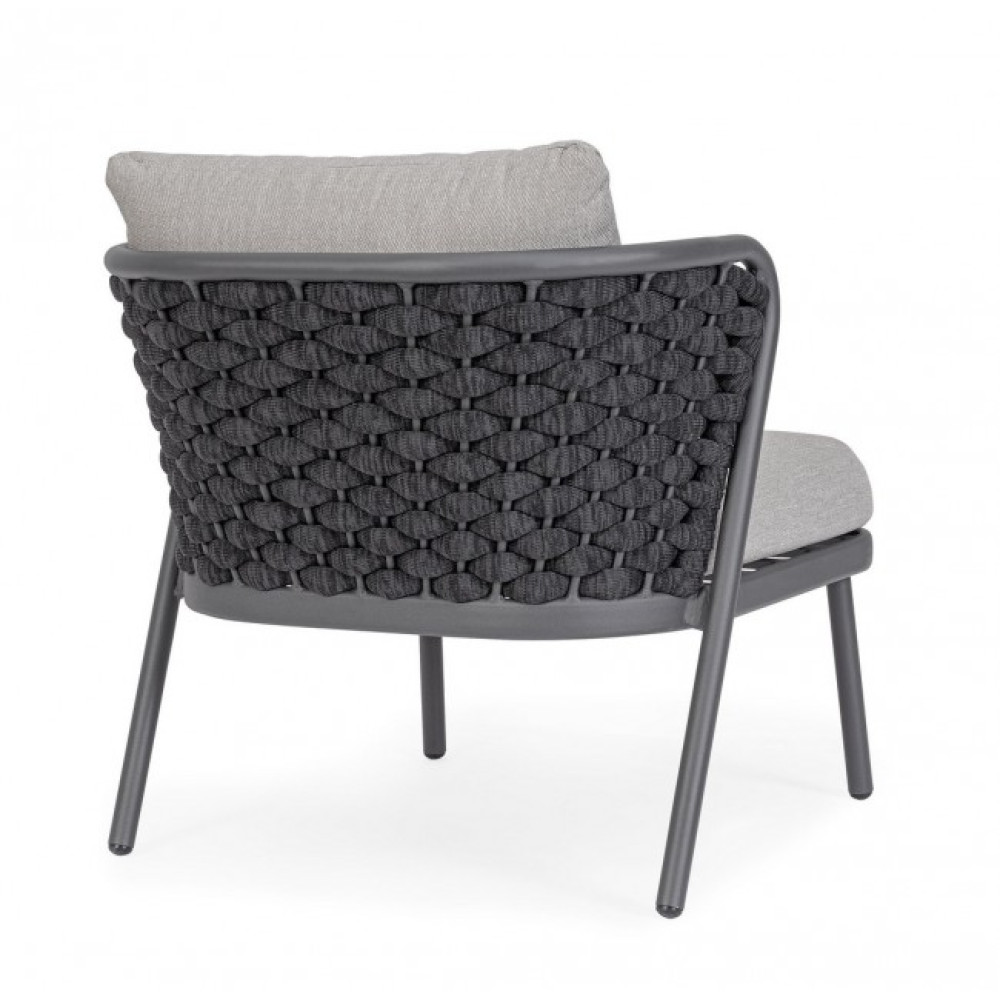 Homemotion КРІСЛО HARLOW CHARC QS22/GRAPHITE W-CU