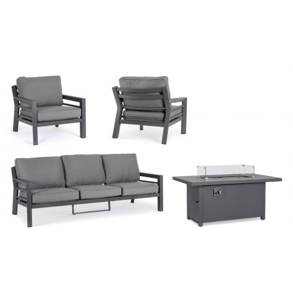 Bizzotto HENDRIX CHARCOAL PG61 ДИВАН 4 W-CUSH