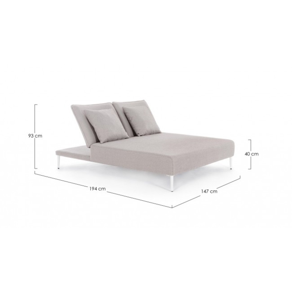 Homemotion VIPER ДВОМісний СОЛЯР W-CUSH WH.QS20/SAND Homemotion VIPER ДВОМісний СОЛЯР W-CUSH WH.QS20/SAND