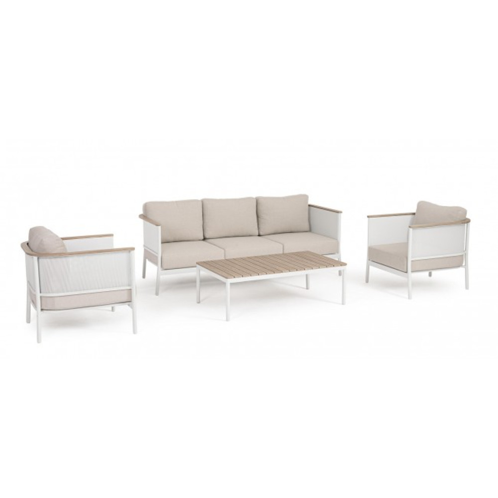 Bizzotto ULISES VAPOR SOFA SET4 YK15 W-CUSH