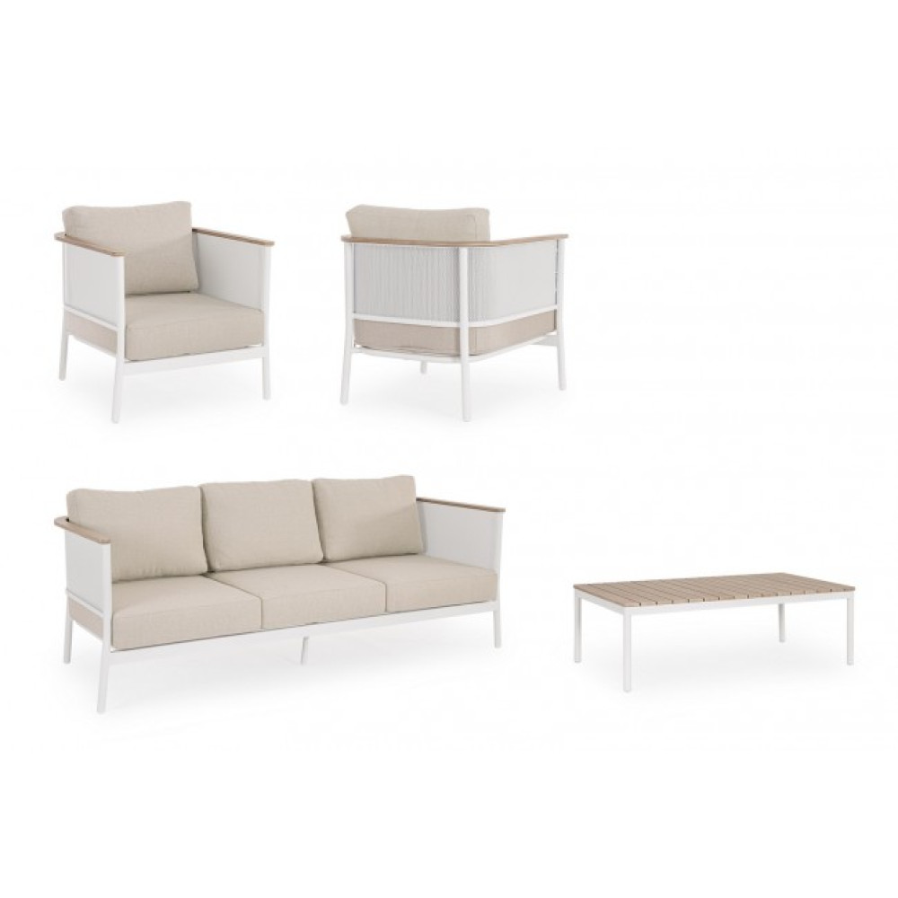 Bizzotto ULISES VAPOR SOFA SET4 YK15 W-CUSH Bizzotto ULISES VAPOR SOFA SET4 YK15 W-CUSH