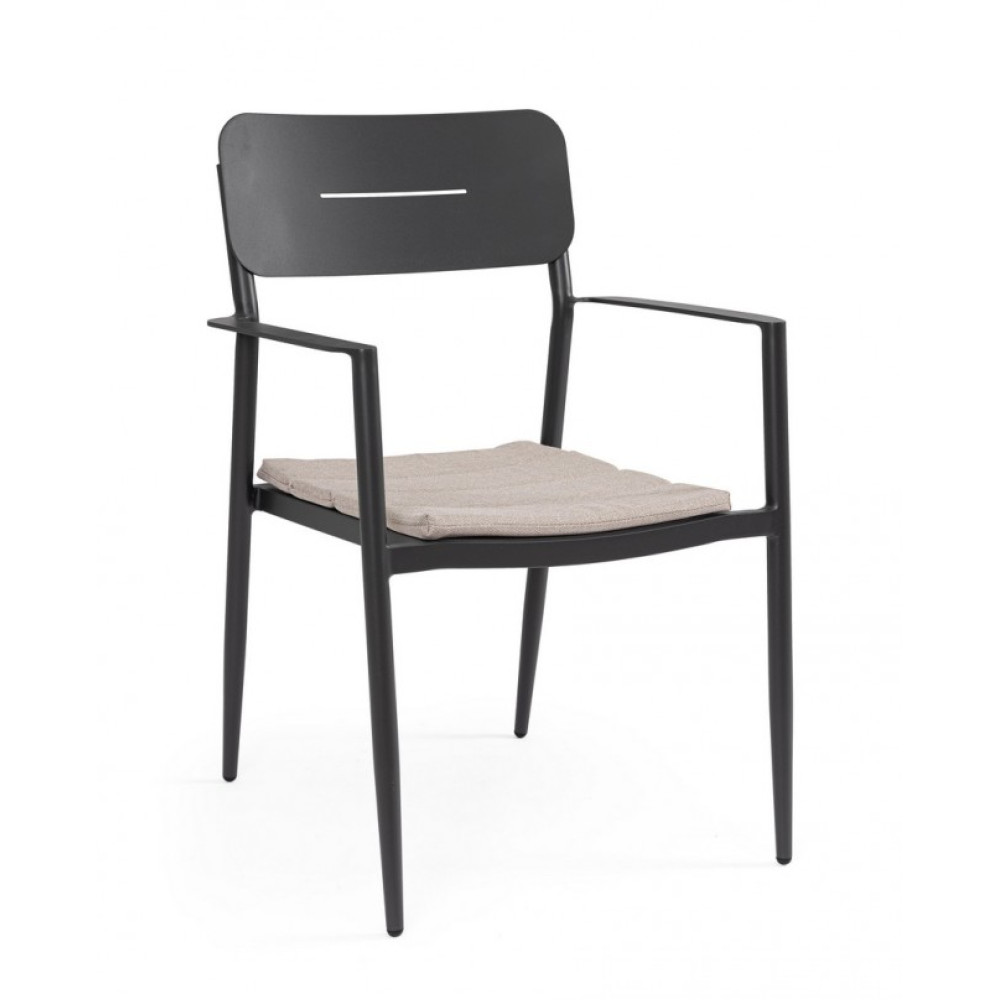 Bizzotto NEBULA ANTHR.КРІСЛО YK13 W-ПІДЛІКТНИК W-CUSH