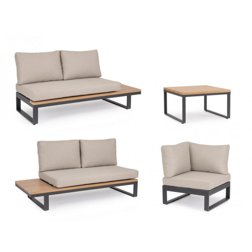 Bizzotto ZELMAR ANTHR.КУТОВИЙ ДИВАН W-CUSH YK13 Bizzotto ZELMAR ANTHR.КУТОВИЙ ДИВАН W-CUSH YK13