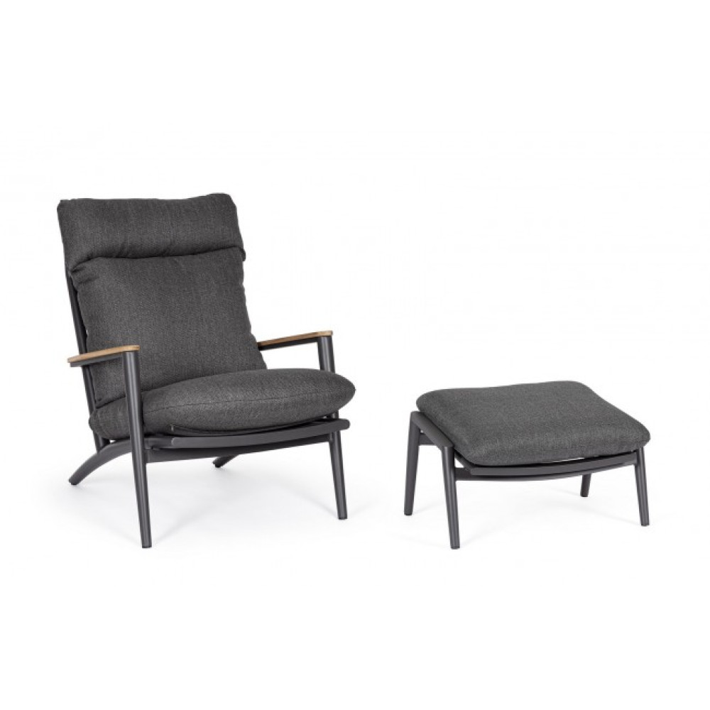 Homemotion IBISCO ANTH.LOUNG.ARM. W-CUSH W-FOOT WG2