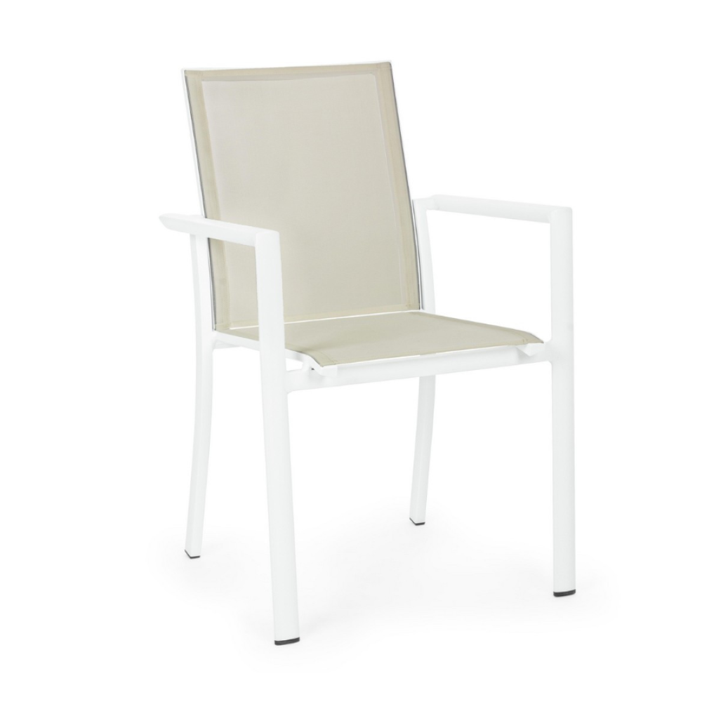 Bizzotto НОВЕ КРІСЛО KONNOR WHITE CX24 