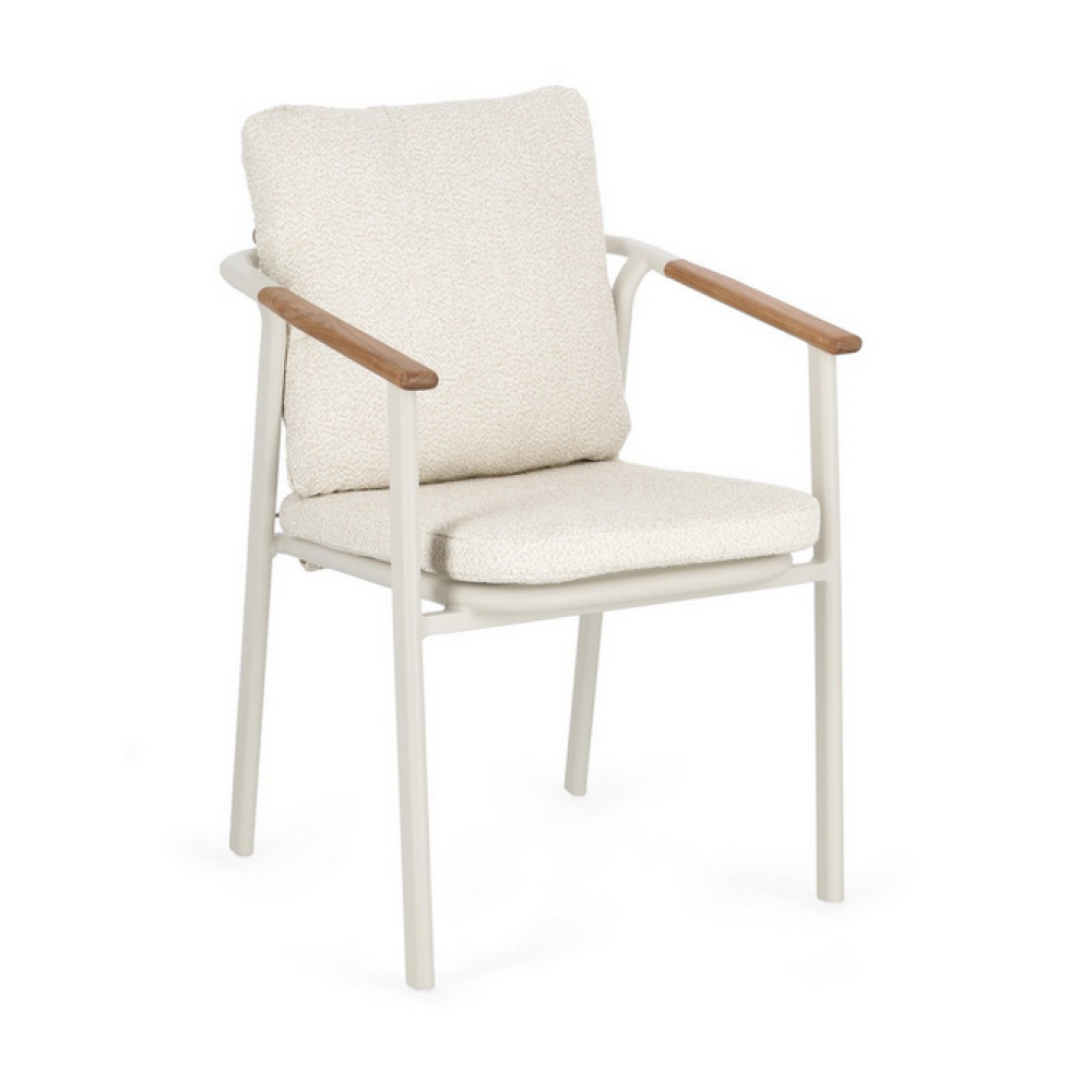 Homemotion СТІЛЕЦЬ LEONIDA MORNY WG25 з підлокітниками та подушками