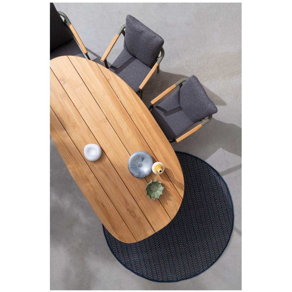 Homemotion СТІЛЕЦЬ LEONIDA GREEN WG26 з підлокітниками та подушками