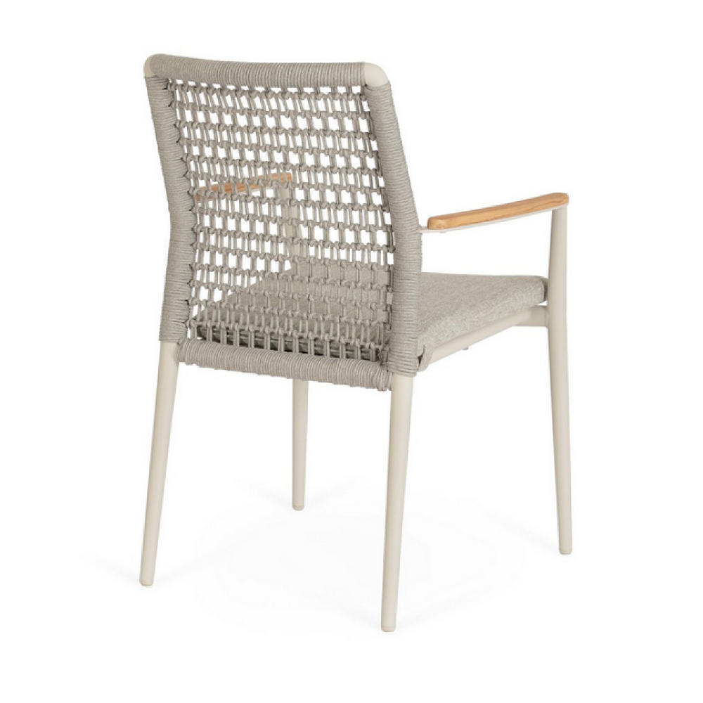 Bizzotto Крісло MADDOX PELICAN з підлокітником та подушкою