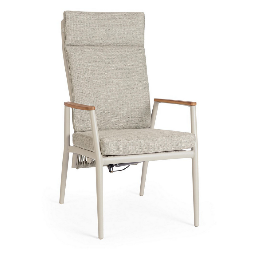 Bizzotto Крісло FLOBERT PELICAN з подушкою