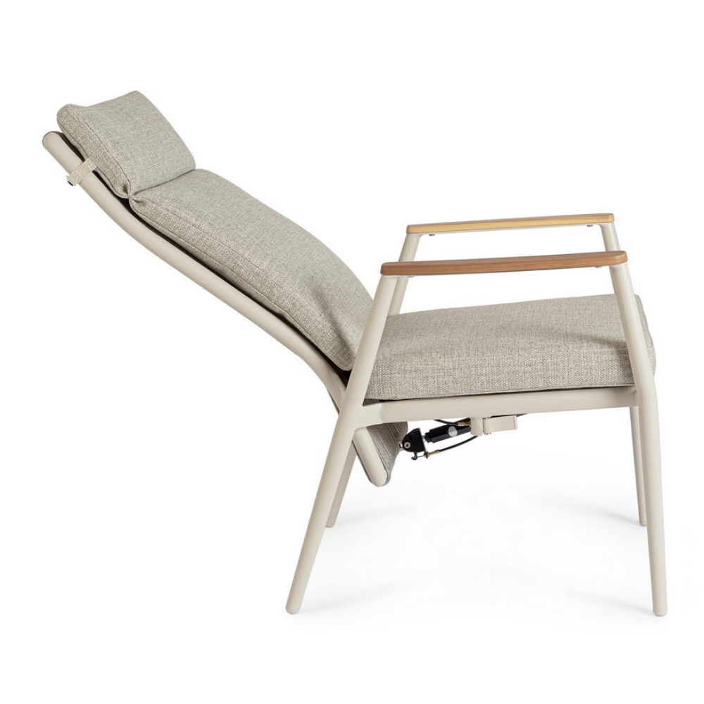 Bizzotto Крісло FLOBERT PELICAN з подушкою