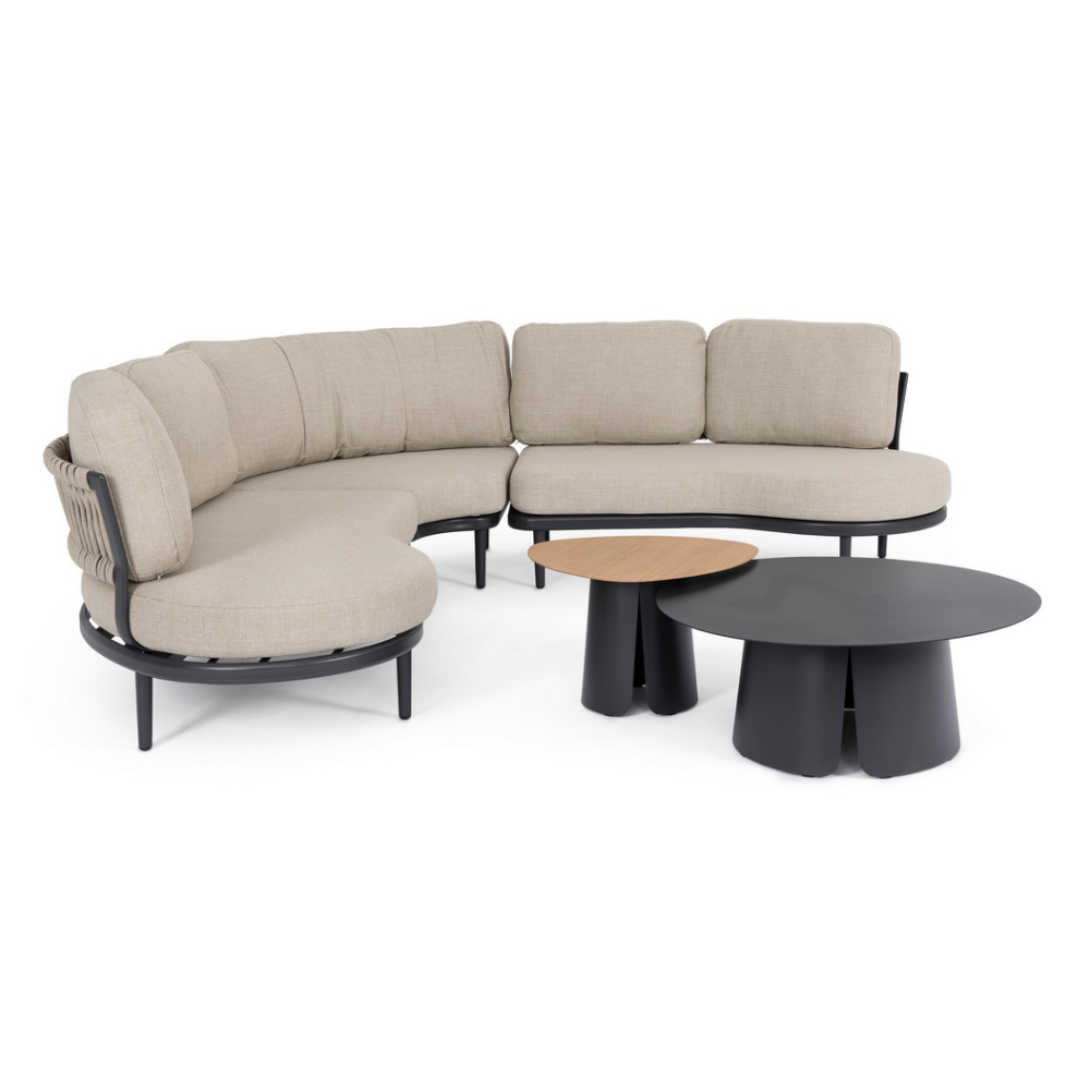 Bizzotto Кутовий диван HELIOS PELICAN з подушкою