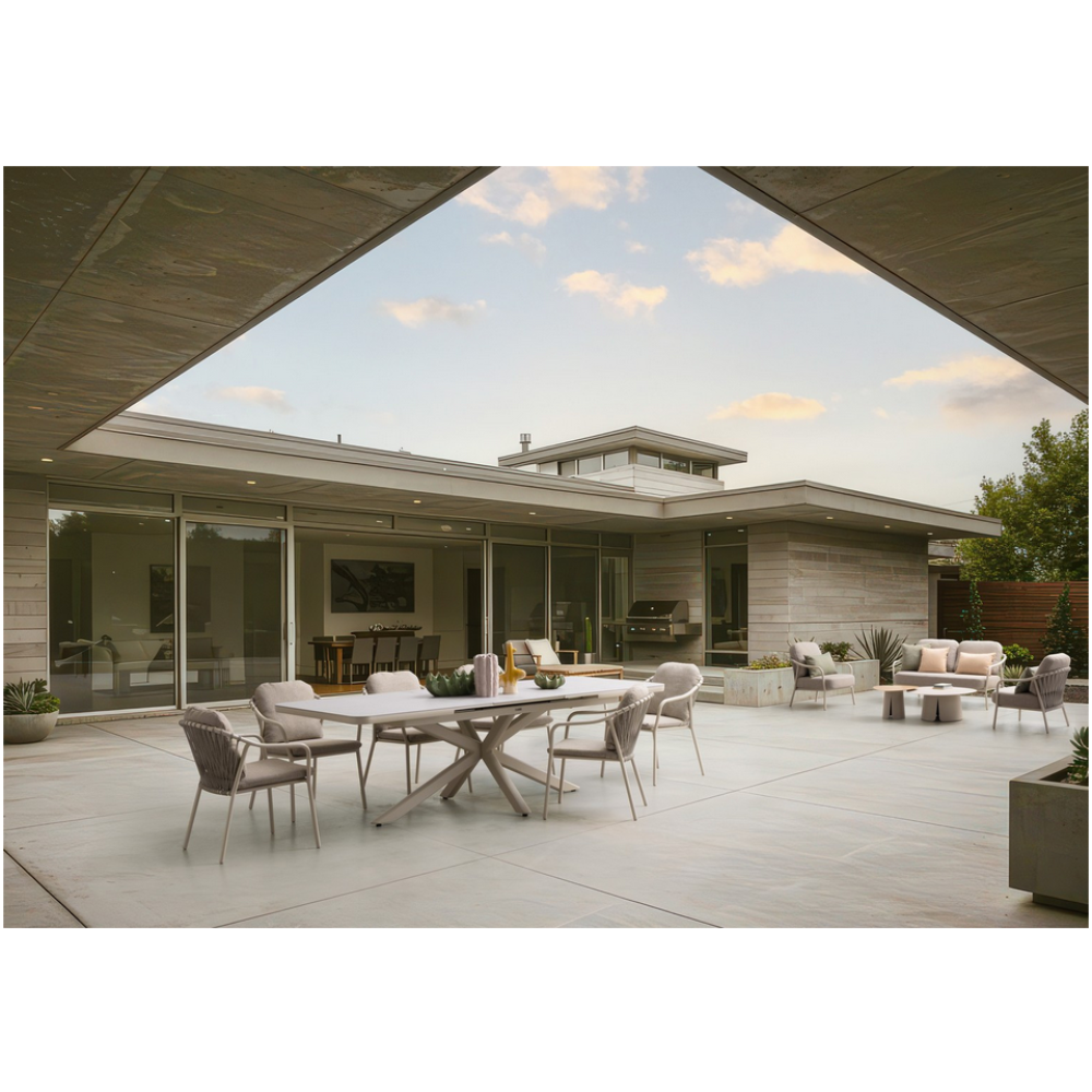 Bizzotto Крісло EDVIGE PELICAN з підлокітниками та подушкою