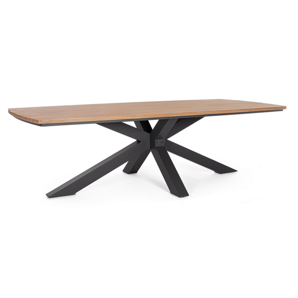 Bizzotto Стіл ZELMAR CHARCOAL YK13/NAT 260X118