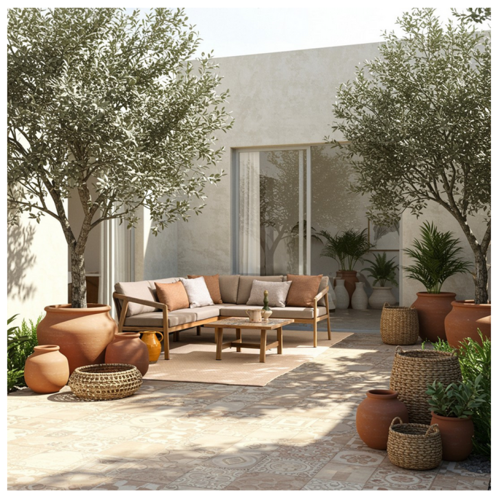 Bizzotto Кутовий диван KALIMERA DESERT KD з кулькою