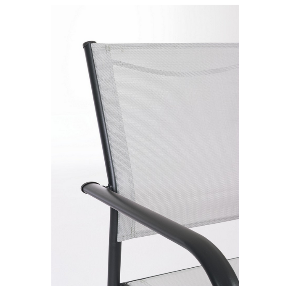 Yes Крісло MISSOURI CHARCOAL/GREY з підлокітниками