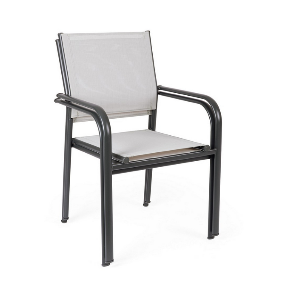 Yes Крісло MISSOURI CHARCOAL/GREY з підлокітниками