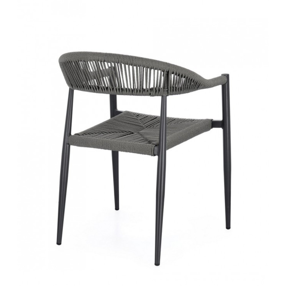 Bizzotto СТІЛЕЦЬ JANDIA CHARC/GREY W-ПІДЛІКТНИК