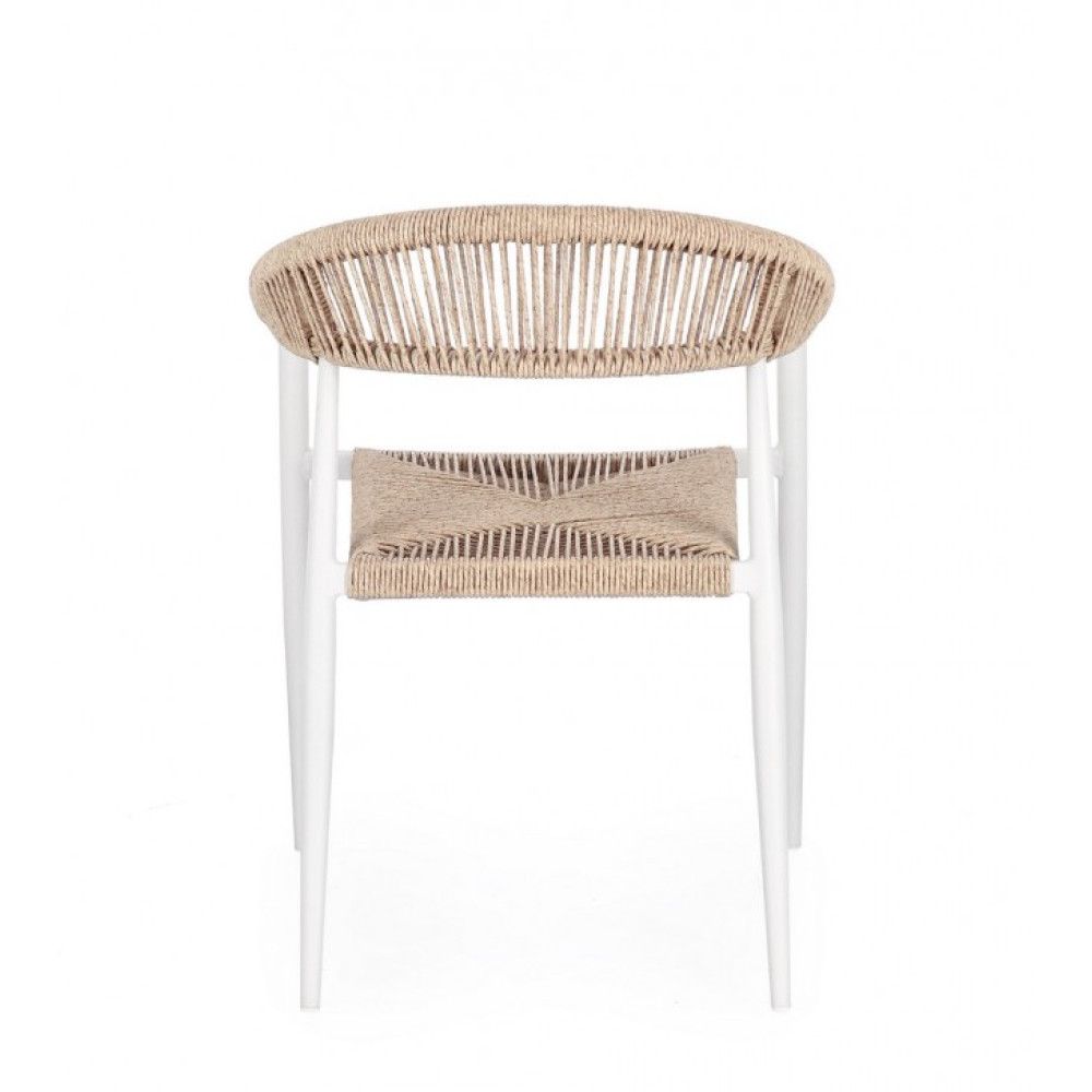 Bizzotto JANDIA WH/БЕЖЕВИЙ КРІСЕЛЬ W-ПІДЛІКТНИК Bizzotto JANDIA WH/БЕЖЕВИЙ КРІСЕЛЬ W-ПІДЛІКТНИК