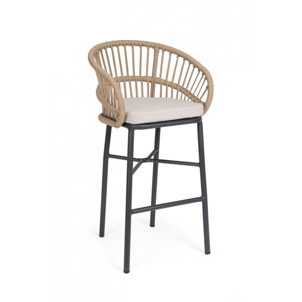 Bizzotto БАРНИЙ СТІЛЕЦЬ ODIVELAS БЕЖЕВИЙ W-CUSH