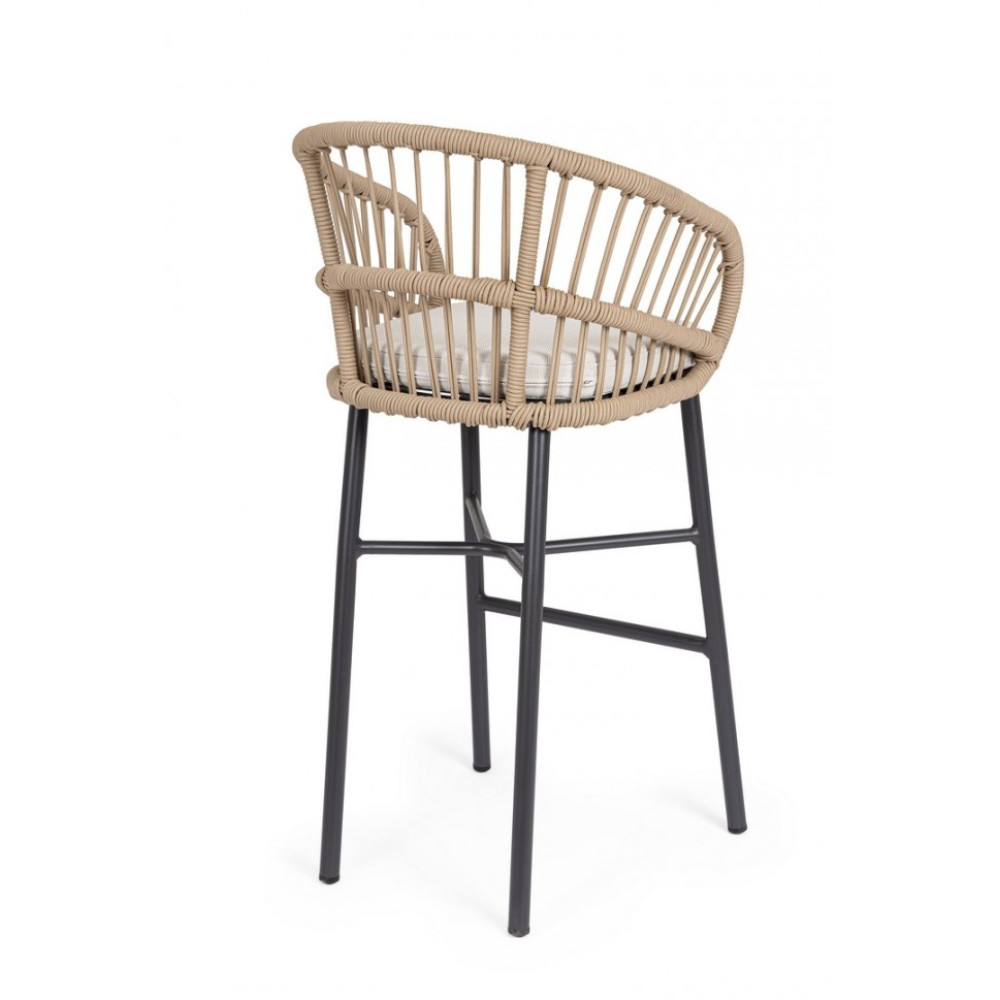 Bizzotto БАРНИЙ СТІЛЕЦЬ ODIVELAS БЕЖЕВИЙ W-CUSH