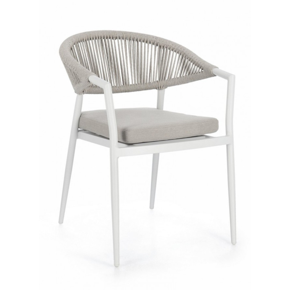 Bizzotto СТІЛЕЦЬ MILLOR WHITE W-ПІДЛІКТНИК W-CUSH