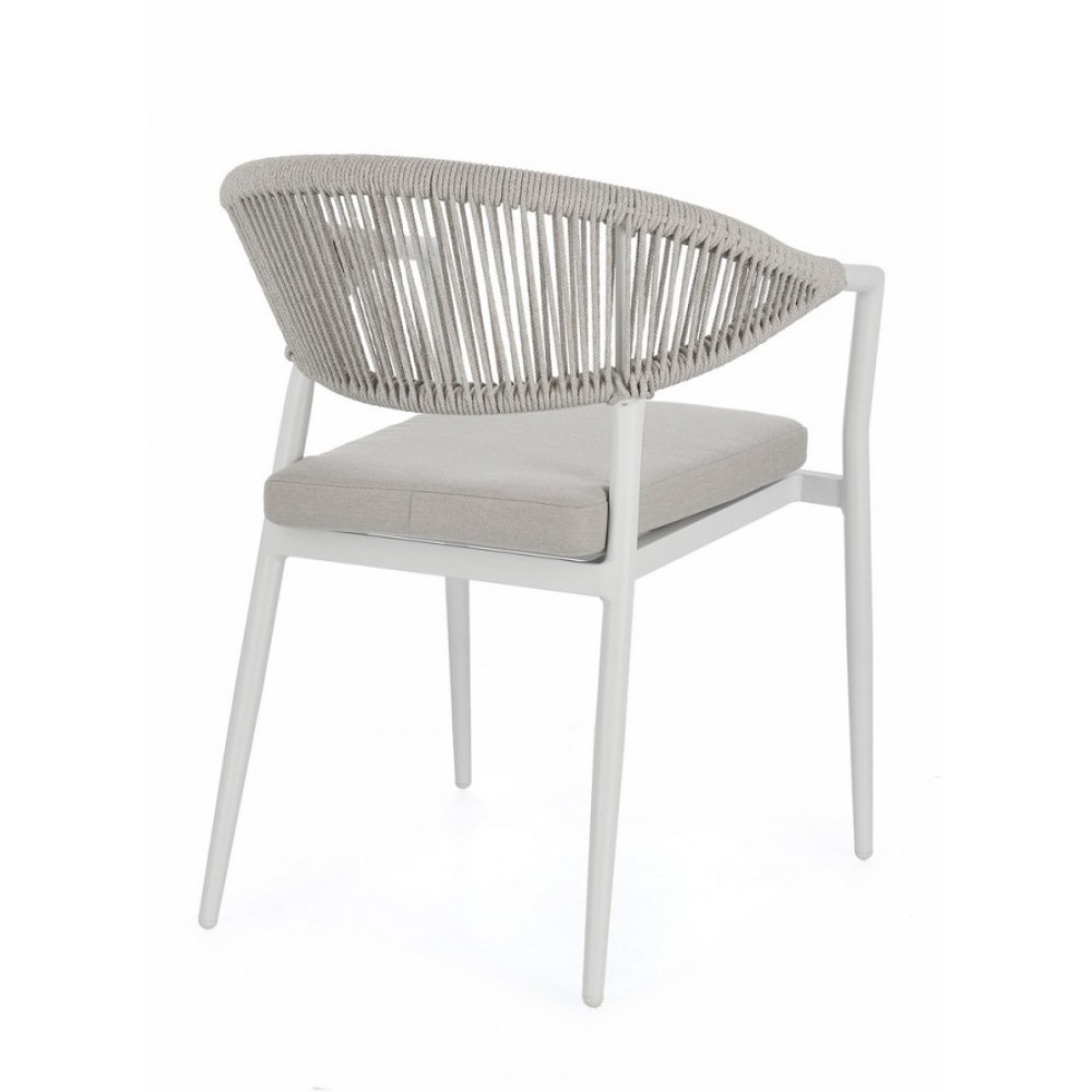 Bizzotto СТІЛЕЦЬ MILLOR WHITE W-ПІДЛІКТНИК W-CUSH